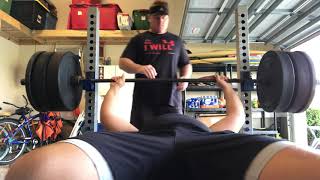 Caleb Godfree Benching 360 lbs.