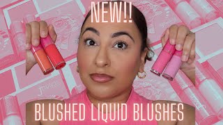 NEW!! JUVIA'S PLACE BLUSHED LIQUID BLUSHES!! SWATCHES + FIRST IMPRESSION