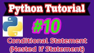 Python Tutorial in Hindi #10: Nested if statement in Python