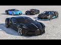 The Crew 2 - Bugatti La Voiture Noire vs Divo vs Chiron vs Veyron Top Speed Test