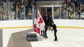 ACI 2019 Post Victory Ceremony — Yuzuru Hanyu Focused [Fancam]