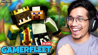 Raiding WoodLand Mansion With Jack | Minecraft Live