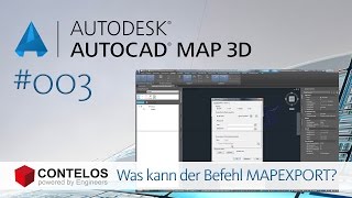 AutoCAD Map 3D | #003 | Was kann der Befehl MAPEXPORT? | Überführung von CAD- in GIS-Daten