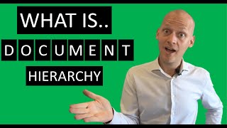 Document hierarchy in a quality management system