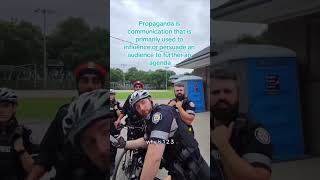 A person calls out Toronto cops for \