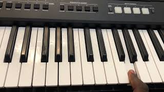 how to play Yeshua worship song on piano