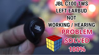 JBL C100 TWS Left Earbud Not Working? Problem Solved 100% | How to Reset?