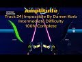 24) PS4 Amplitude - Track 24) Impossible By Darren Korb - Intermediate Difficulty - 100% Complete