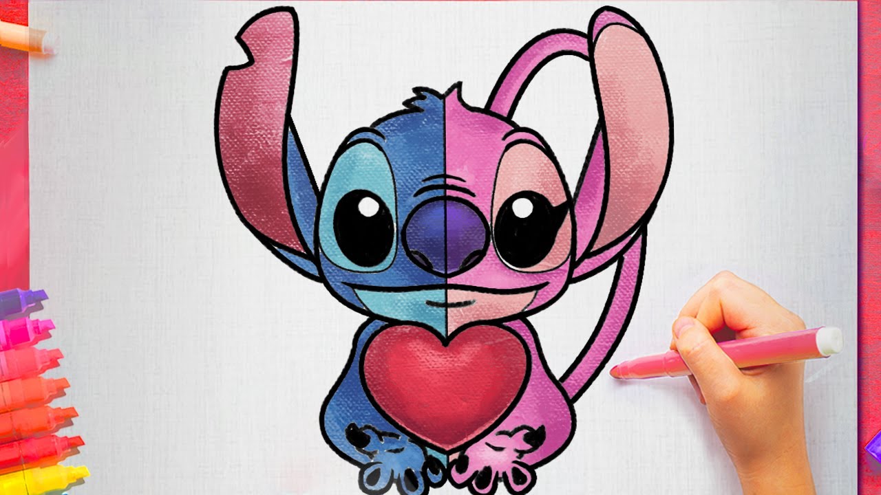 How To Draw Angel I Lilo Stitch Youtube In 2024 Lilo And Stitch