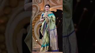 Kanjivaram Saree Looks Of Rekha Ji❤ #shorts