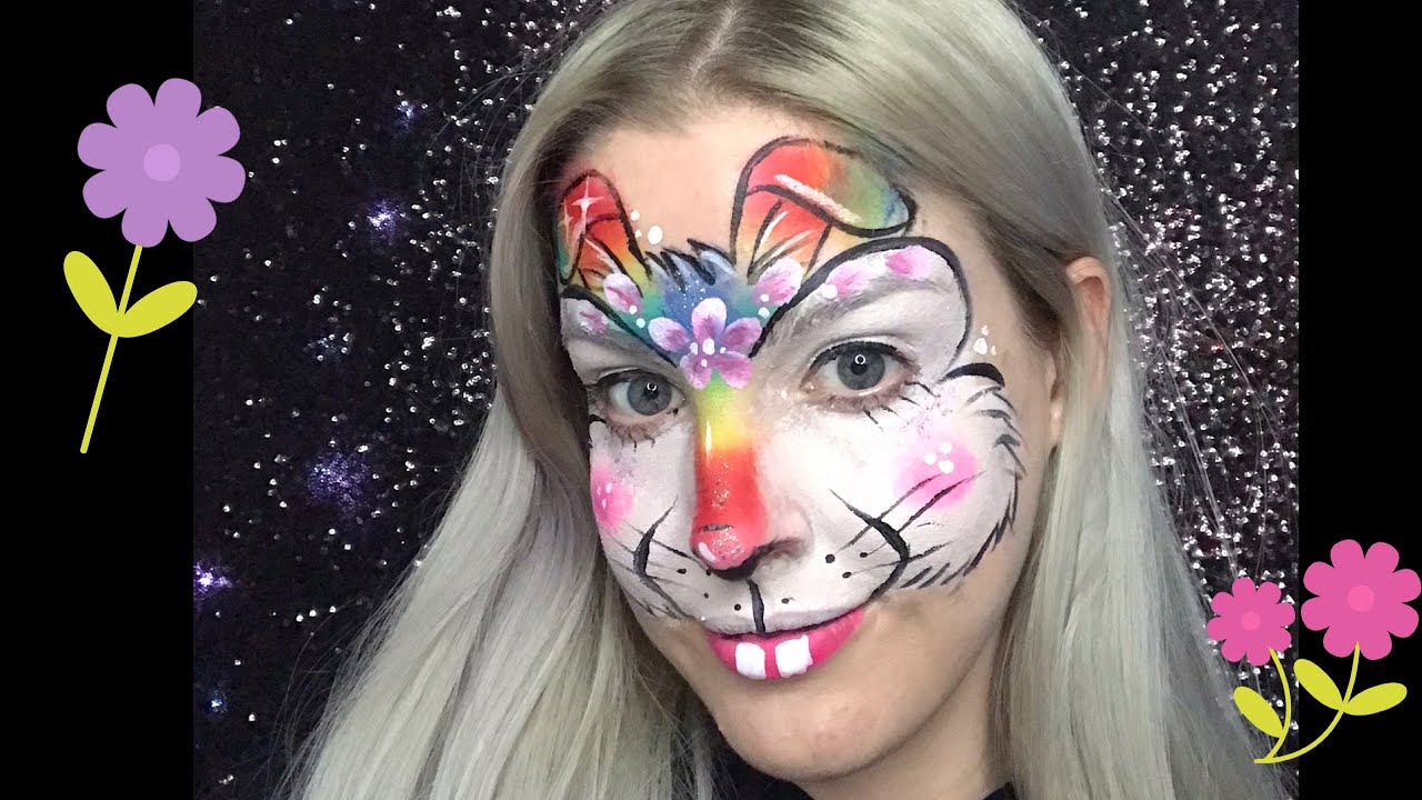 Cute Easter Bunny Face Paint Youtube Music