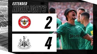 Brentford 2 Newcastle United 4 | EXTENDED Premier League Highlights