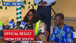 OSUN ELECTION: INEC Announces Official Result from Ede South LGA