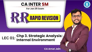 01 Chp 3. Strategic Analysis | Rapid Revision | CA Inter SM Jan25 | CA Amol Jain