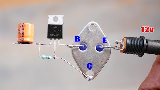 DIY Audio Amplifier With 2N3055 Transistor | High Power