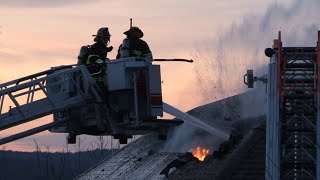 Worcester firefighters battle 3 alarm fire, make fast knock down