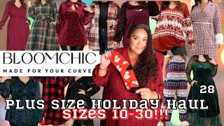 BloomChic Holiday PLUS SIZE HAUL|BLOOM CHIC PLUS SIZE HAUL|Plus Size Haul 2022|Tasha St James