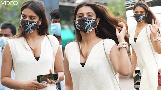 Actress Nidhhi Agerwal  With SUPER COOL Looks Spotted In Hyderabad For Photoshoot | Daily Culture