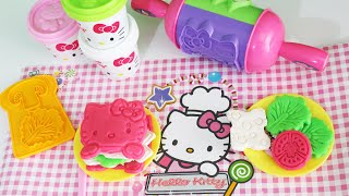 Hello Kitty Picnic Set Festa do Sanduiche Playset Massinha de Modelar