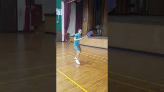 JD_badminton 半場後退步伐