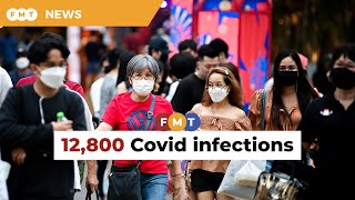 Covid-19 cases almost double to nearly 12,800 in one week