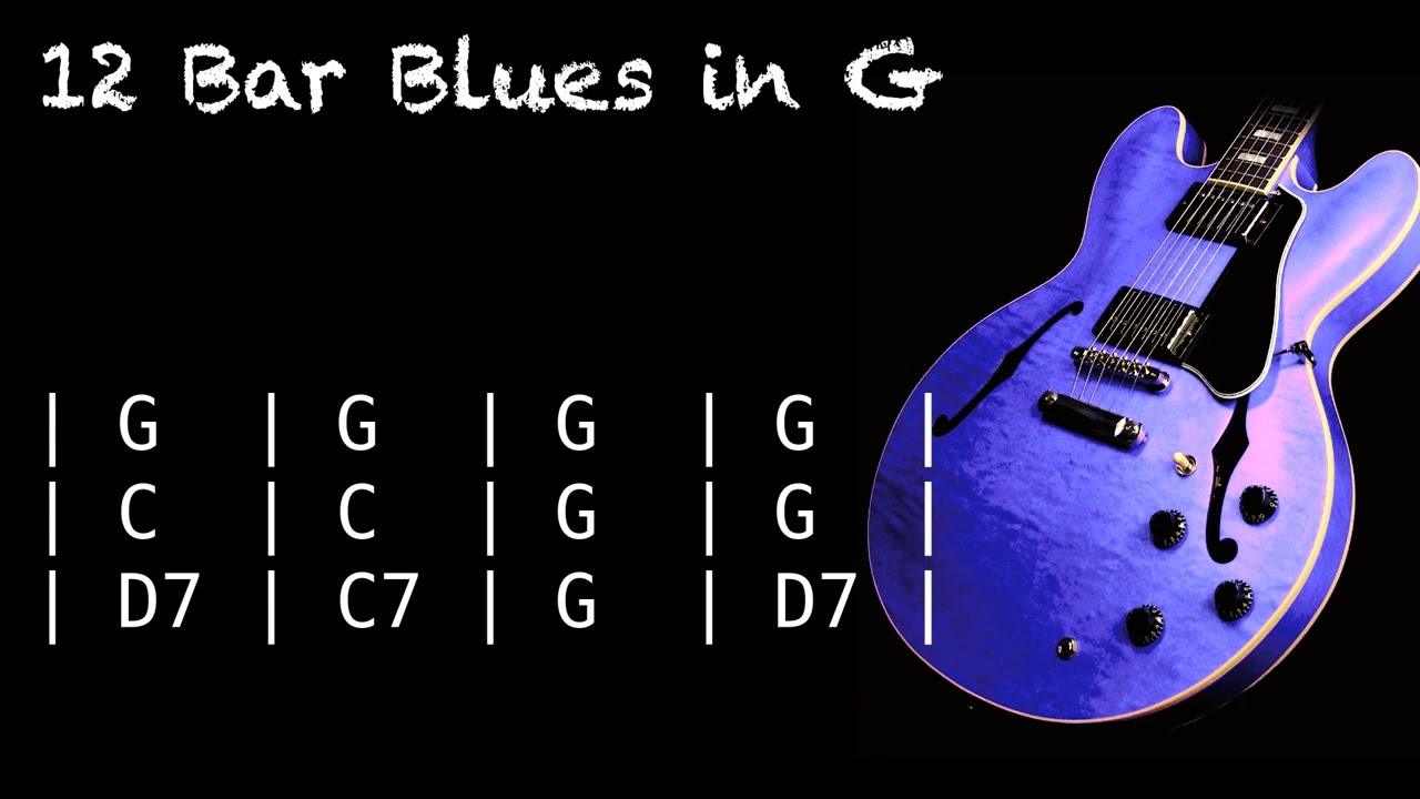 12 Bar Blues Backing Track In G - New For 2022 - YouTube