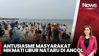 Suasana Pantai Ancol di Momen Libur Panjang Nataru, Masyarakat Antusias - iNews Sore 26/12