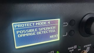 QSC k12.2 Protection Mode 4 Repair