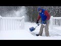 24v ss11 xr snow joe 24 volt 11 inch cordless snow shovel live demo