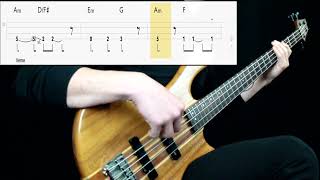 Radiohead - Karma Police (Bass Cover) (Play Along Tabs In Video)