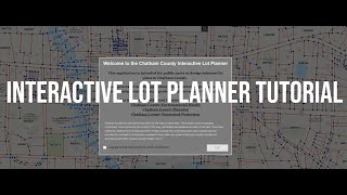 Interactive Lot Planner Tutorial