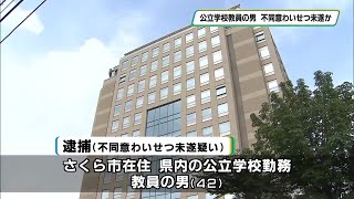 栃木県内の公立学校教員が知人の女性に不同意わいせつ未遂か