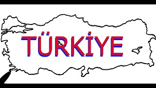 Türkiye Haritası Çizimi Kolay Türkiye Haritası Nasıl Çizilir