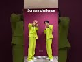 hwitae doing scream challenge 🌴🏖️🌴