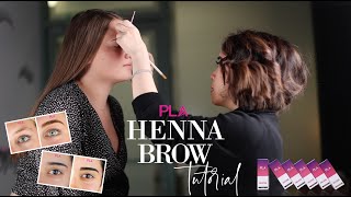 PLA Henna Brow Launch \u0026 Tutorial | How To Do Henna Brows