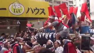 2016年　天神祭・陸渡御①　催太鼓～地車