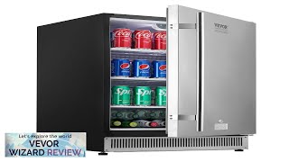 VEVOR 24 inch Indoor/Outdoor Beverage Refrigerator 185QT Undercounter or Freestanding Review