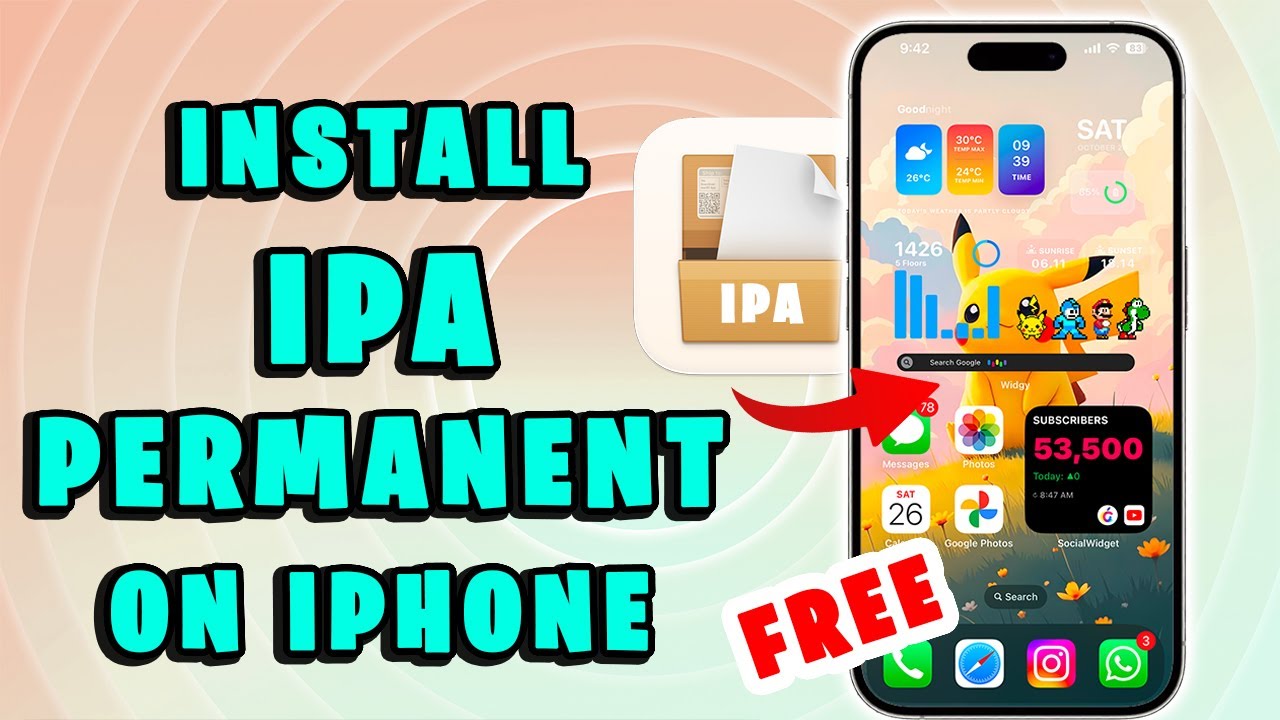 Install Ipa Files On Iphone Ipad Permanent With Sidestore Auto Refresh
