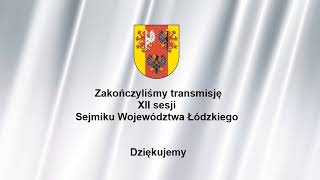 XII Sesja Sejmiku Województwa Łódzkiego