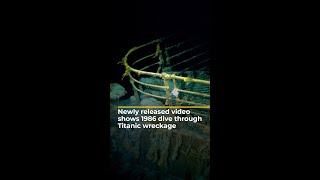 Newly released video shows 1986 dive through Titanic wreckage | AJ #shorts