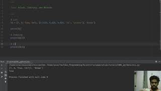 Scientific Python: 006: Python Lists and Indexing