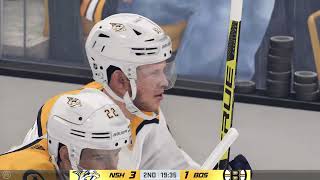 NHL 23 Gameplay: Nashville Predators vs Boston Bruins - (Xbox Series X) [4K60FPS]