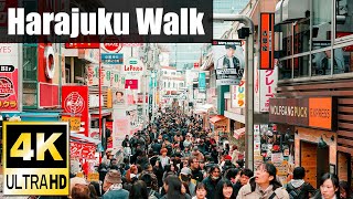 【4K UHD】Japan travel !!Walk in Harajuku!!Tokyo,Japan！