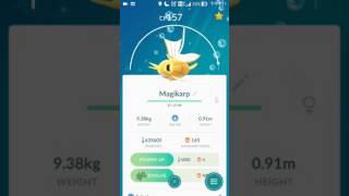 [Pokémon GO] 金色鯉魚王進化成紅色暴鯉龍啦！