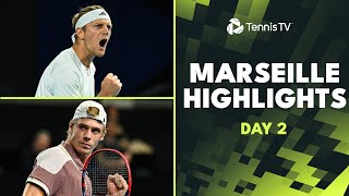 Murray Faces Machac; Korda, Shapovalov & More Feature | Marseille 2024 Highlights Day 2