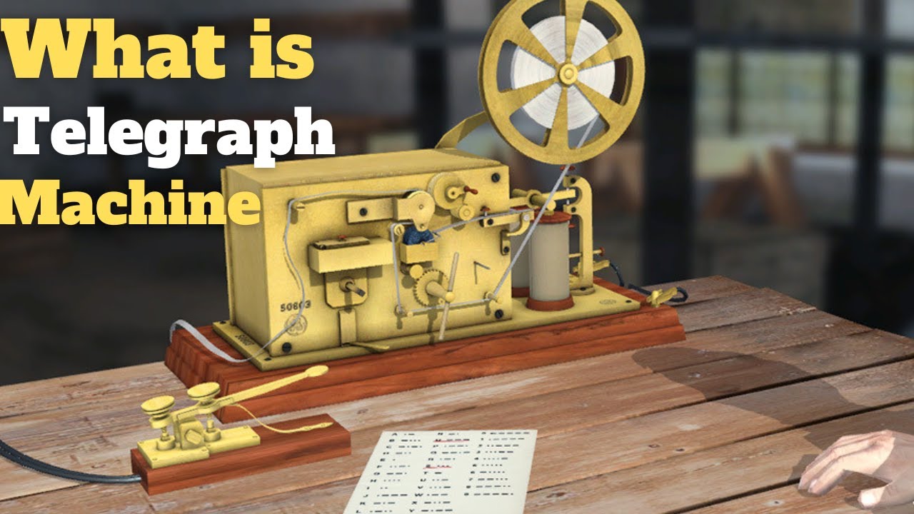 What Is Telegraph Machine | How To Work Telegraph Machine 3D Animation ...