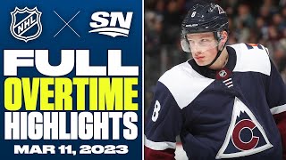 Arizona Coyotes at Colorado Avalanche | FULL Overtime Highlights - March 11, 2023