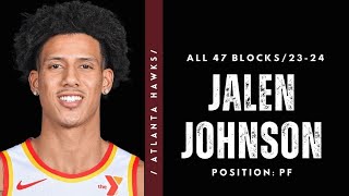 Jalen Johnson's 47 Blocks | 2023-2024 Season Highlights