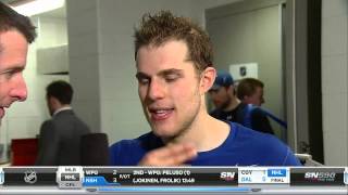 Santorelli Post-Game Interview (LOOK CLOSELY!!)