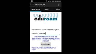 Wie richte ich Eduroam auf meinem Handy ein?